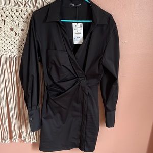 NWT Zara Black Mini Dress